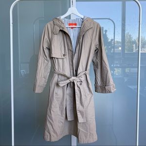 Hooded Trench Coat